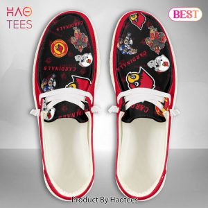 [BEST] NCAA Louisville Cardinals Custom Name Hey Dude Shoes