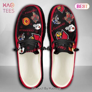 [BEST] NCAA Louisville Cardinals Custom Name Hey Dude Shoes