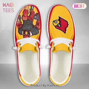 [BEST] NCAA Louisville Cardinals – Custom Name Hey Dude Shoes