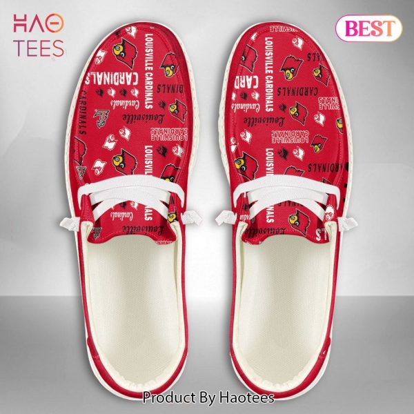 BEST NCAA Louisville Cardinals Custom Name Hey Dude Shoes Limited 2024