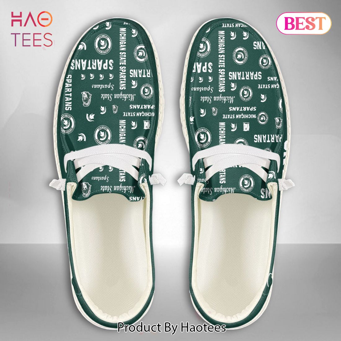 [BEST] NCAA Michigan State Spartans Custom Name Hey Dude Shoes Limited 2024