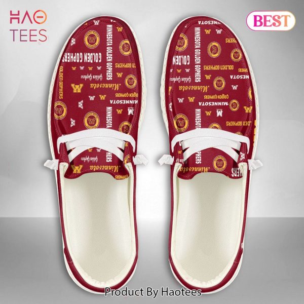 BEST NCAA Minnesota Golden Gophers Custom Name Hey Dude Shoes