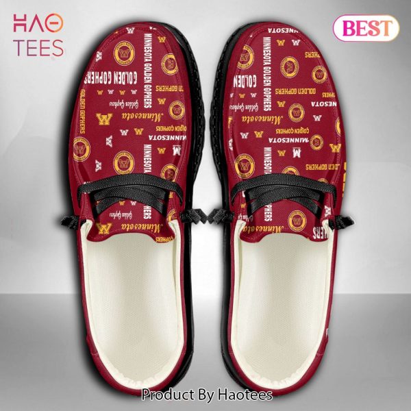 BEST NCAA Minnesota Golden Gophers Custom Name Hey Dude Shoes