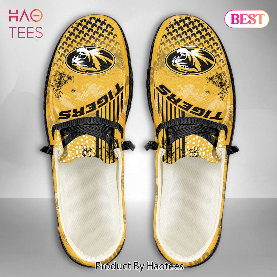 [BEST] NCAA Missouri Tigers Custom Name Hey Dude Shoes