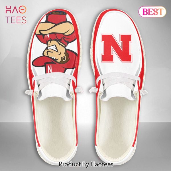 BEST NCAA Nebraska Cornhuskers – Custom Name Hey Dude Shoes