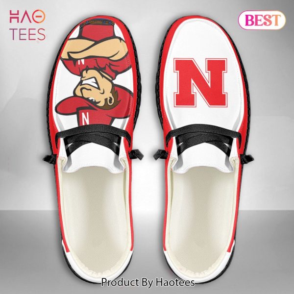BEST NCAA Nebraska Cornhuskers – Custom Name Hey Dude Shoes