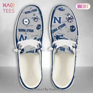 [BEST] NCAA Nevada Wolf Pack Custom Name Hey Dude Shoes Luxury Brand