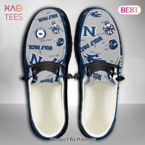 [BEST] NCAA Nevada Wolf Pack Custom Name Hey Dude Shoes Luxury Brand