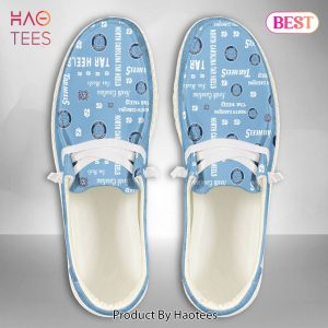 BEST NCAA North Carolina Tar Heels Custom Name Hey Dude Shoes