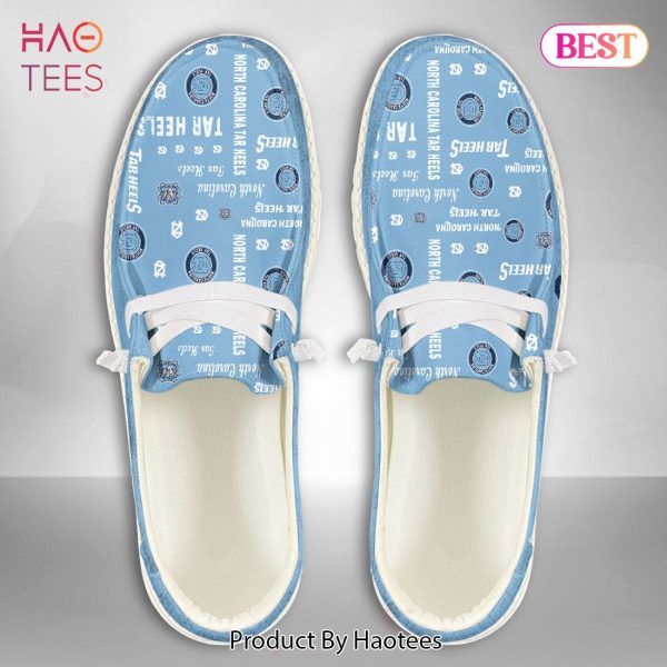 BEST NCAA North Carolina Tar Heels Custom Name Hey Dude Shoes