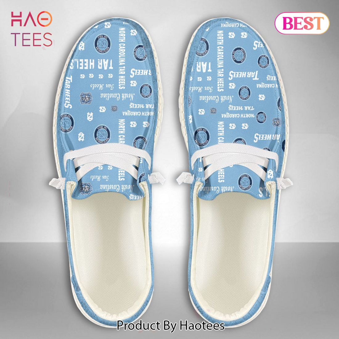 BEST NCAA North Carolina Tar Heels Custom Name Hey Dude Shoes BEST NCAA North Carolina Tar Heels Custom Name Hey Dude Shoes