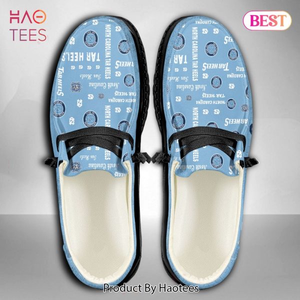 BEST NCAA North Carolina Tar Heels Custom Name Hey Dude Shoes