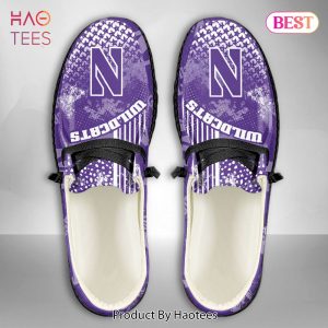 BEST NCAA Northwestern Wildcats Custom Name Hey Dude Shoes Limited 2024