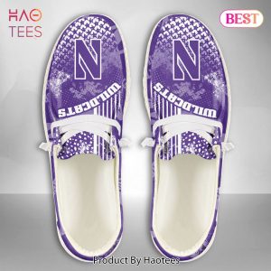BEST NCAA Northwestern Wildcats Custom Name Hey Dude Shoes Limited 2024