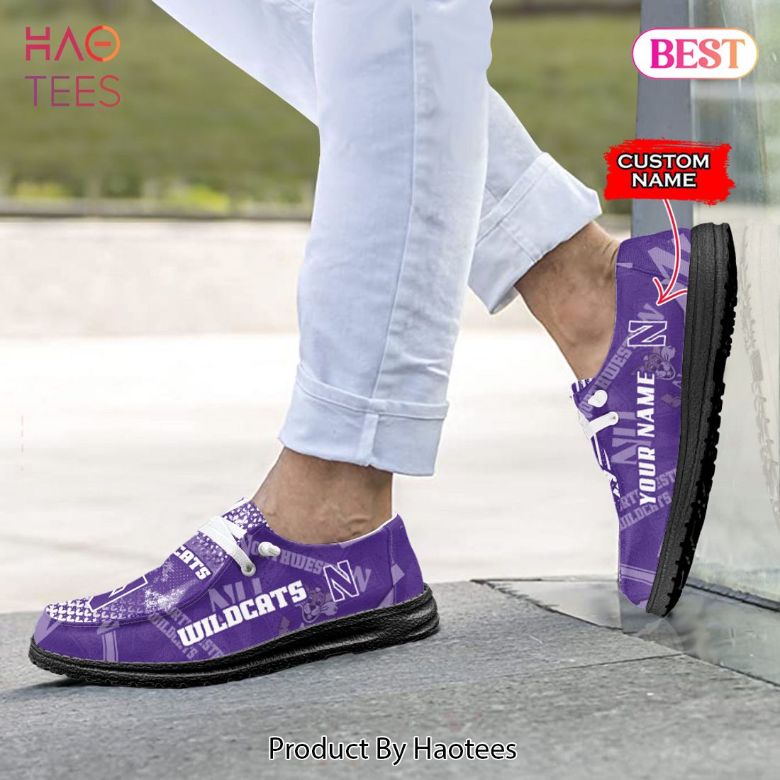 BEST NCAA Northwestern Wildcats Custom Name Hey Dude Shoes Limited 2024 BEST NCAA Northwestern Wildcats Custom Name Hey Dude Shoes Limited 2024