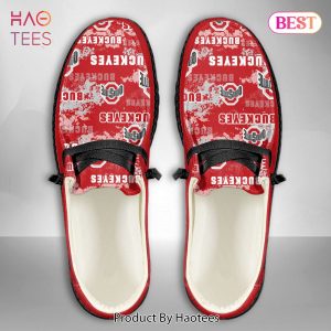 [BEST] NCAA Ohio State Buckeyes Custom Name Hey Dude Shoes