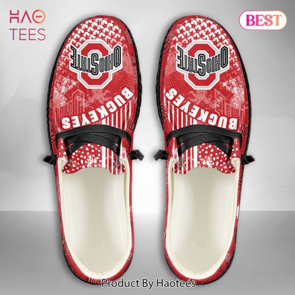 BEST NCAA Ohio State Buckeyes Custom Name Hey Dude Shoes Luxury Brand
