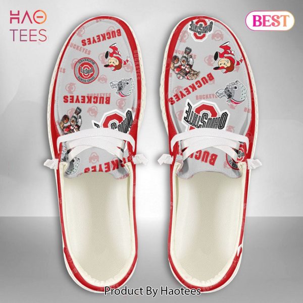 BEST NCAA Ohio State Buckeyes Custom Name Hey Dude Shoes Luxury Brand – KQ21