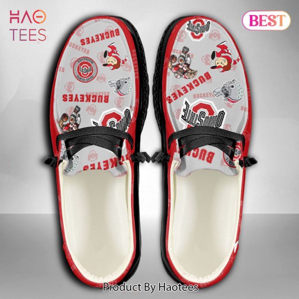 BEST NCAA Ohio State Buckeyes Custom Name Hey Dude Shoes Luxury Brand – KQ21