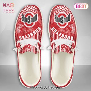 BEST NCAA Ohio State Buckeyes Custom Name Hey Dude Shoes Luxury Brand