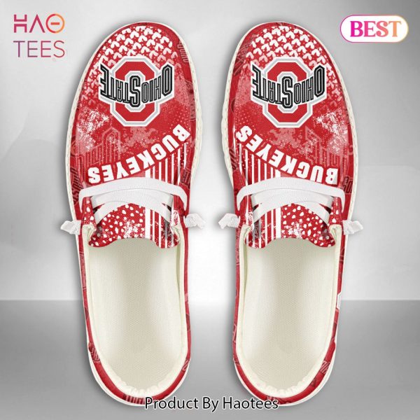 BEST NCAA Ohio State Buckeyes Custom Name Hey Dude Shoes Luxury Brand