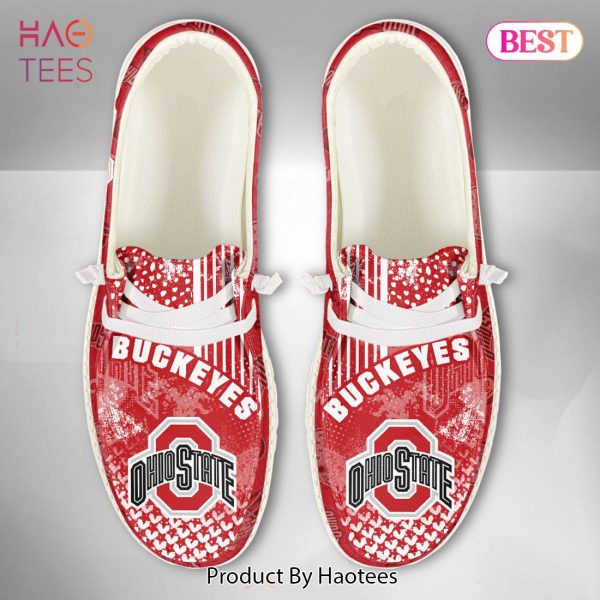BEST NCAA Ohio State Buckeyes Custom Name Hey Dude Shoes Luxury Brand