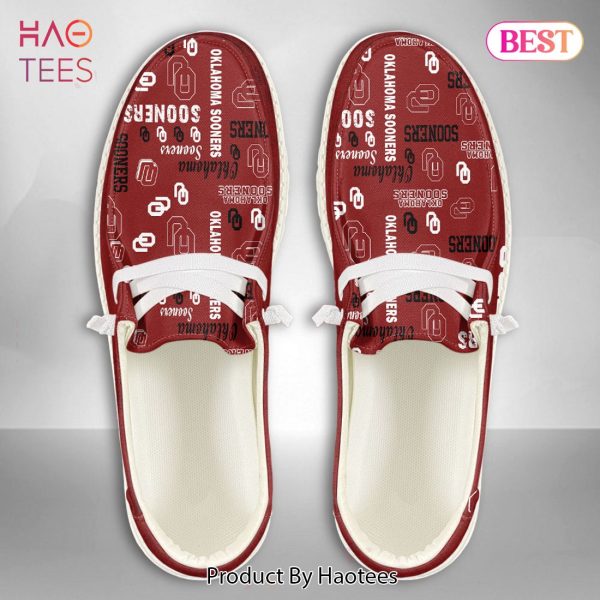 BEST NCAA Oklahoma Sooners Custom Name Hey Dude Shoes