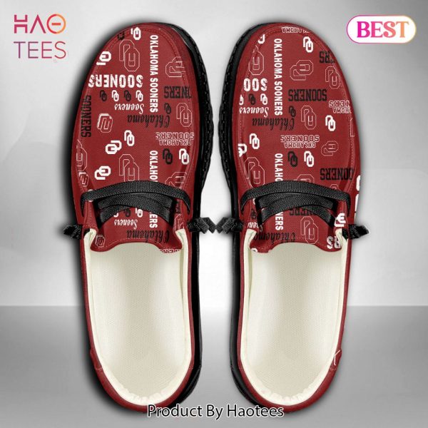BEST NCAA Oklahoma Sooners Custom Name Hey Dude Shoes