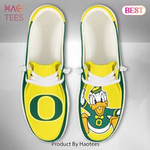 [BEST] NCAA Oregon Ducks – Custom Name Hey Dude Shoes