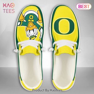 [BEST] NCAA Oregon Ducks – Custom Name Hey Dude Shoes