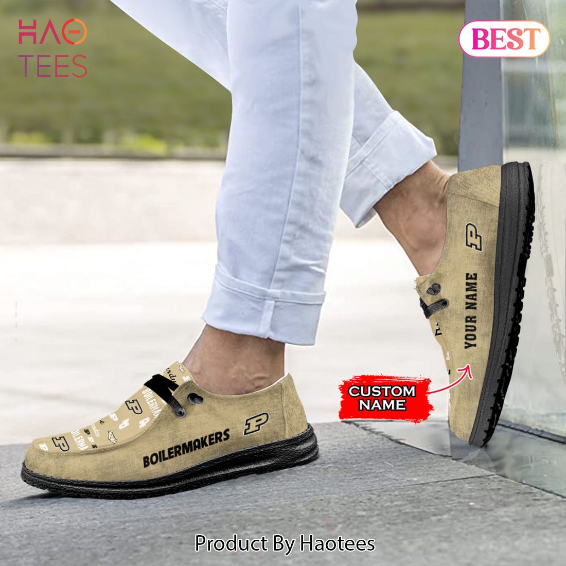 BEST NCAA Purdue Boilermakers Custom Name Hey Dude Shoes Luxury Brand BEST NCAA Purdue Boilermakers Custom Name Hey Dude Shoes Luxury Brand
