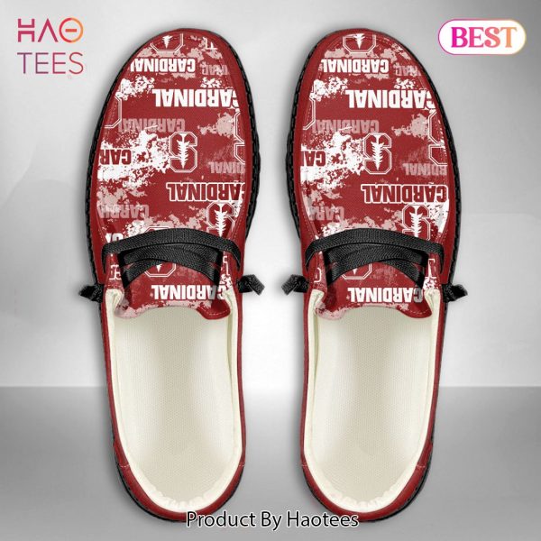 BEST NCAA Stanford Cardinal Custom Name Hey Dude Shoes