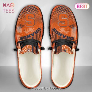 BEST NCAA Syracuse Orange Custom Name Hey Dude Shoes