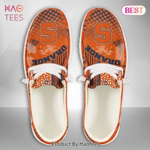 BEST NCAA Syracuse Orange Custom Name Hey Dude Shoes