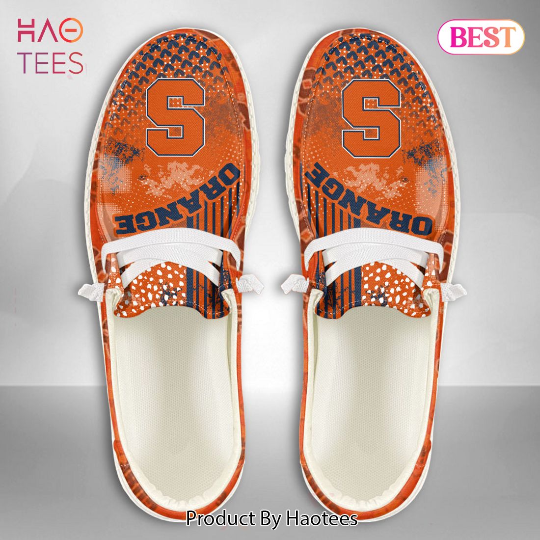 BEST NCAA Syracuse Orange Custom Name Hey Dude Shoes BEST NCAA Syracuse Orange Custom Name Hey Dude Shoes