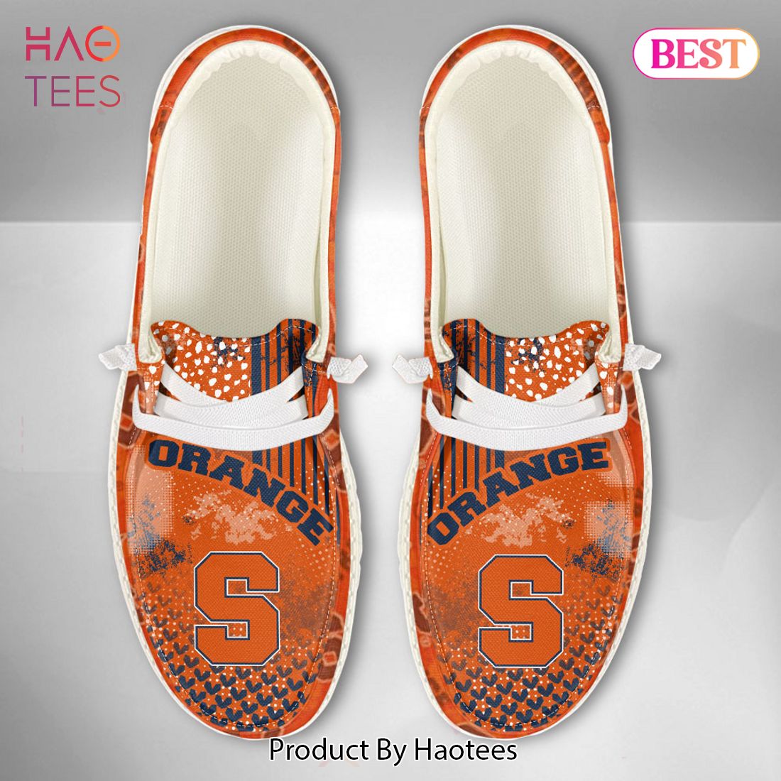 BEST NCAA Syracuse Orange Custom Name Hey Dude Shoes BEST NCAA Syracuse Orange Custom Name Hey Dude Shoes