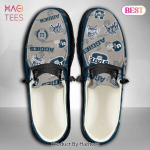 BEST NCAA Utah State Aggies Custom Name Hey Dude Shoes