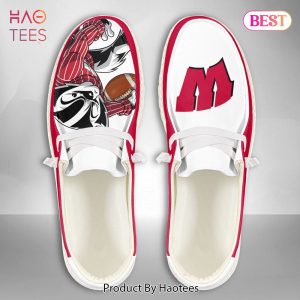 [BEST] NCAA Wisconsin Badgers – Custom Name Hey Dude Shoes