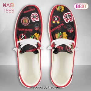 [BEST] NHL Chicago Blackhawks Custom Name Hey Dude Shoes