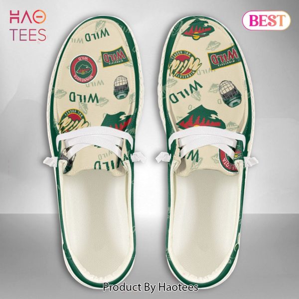 [BEST] NHL Minnesota Wild Custom Name Hey Dude Shoes