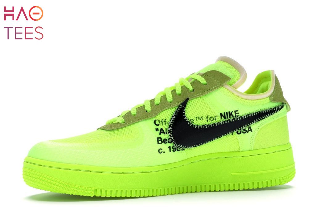 BEST Nike Air Force 1 Low Off-White Volt Luxury Store