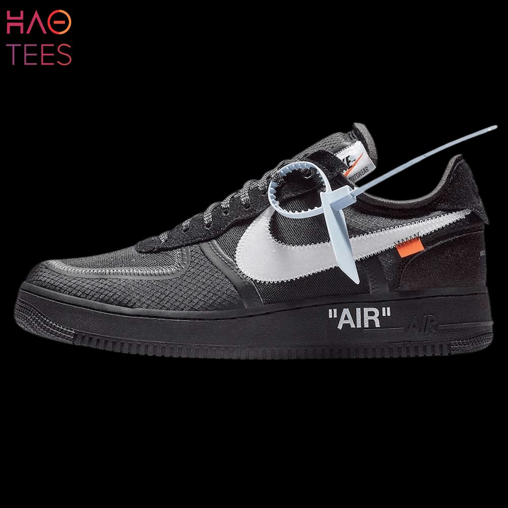 BEST Off-White x Nike Air Force 1 Black Luxury Store