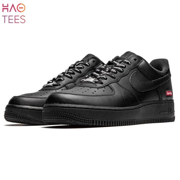 [BEST] Supreme x Nike Air Force 1 Low Box Logo – Black