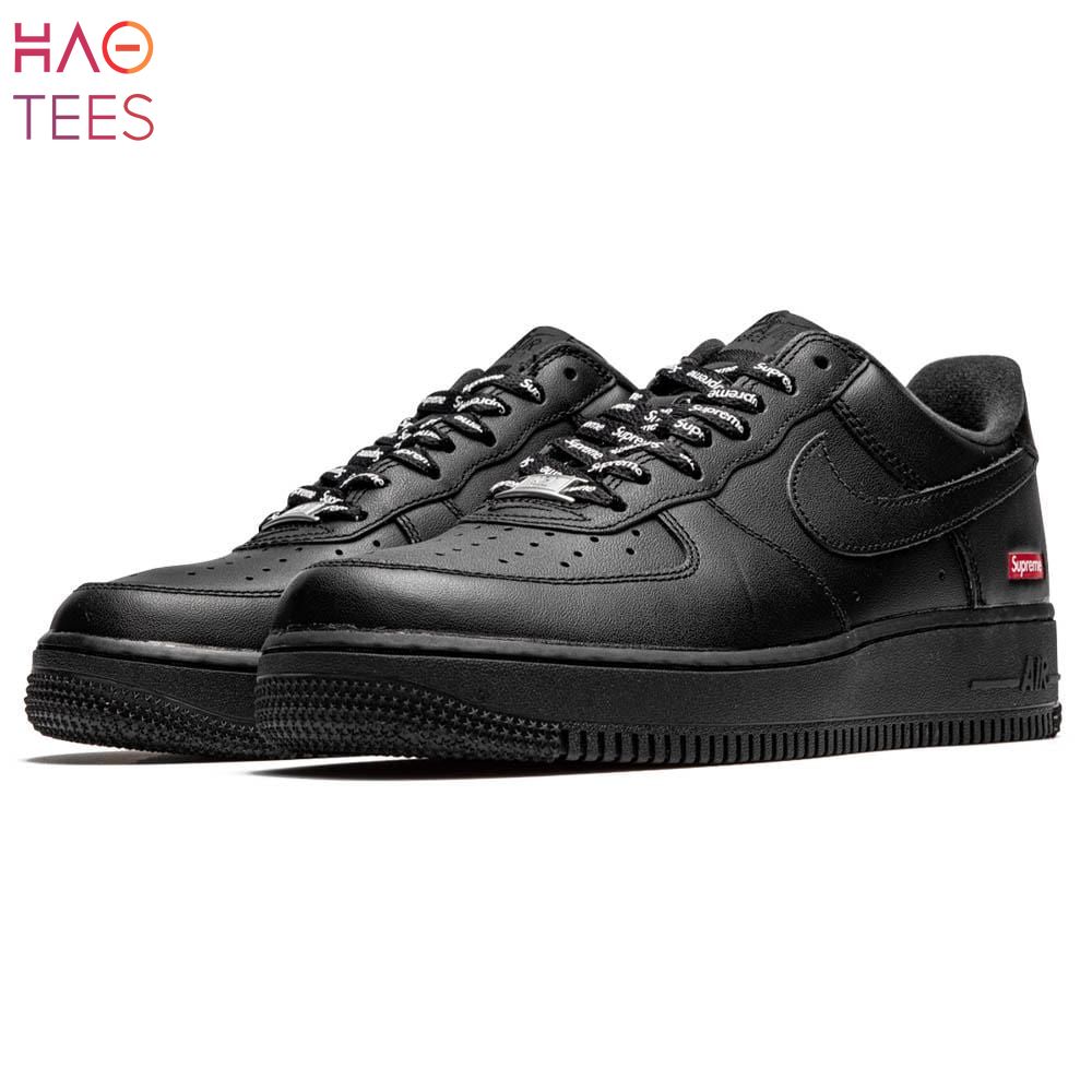 [BEST] Supreme x Nike Air Force 1 Low Box Logo – Black Luxury Store