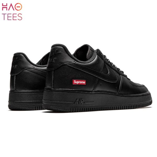 [BEST] Supreme x Nike Air Force 1 Low Box Logo – Black
