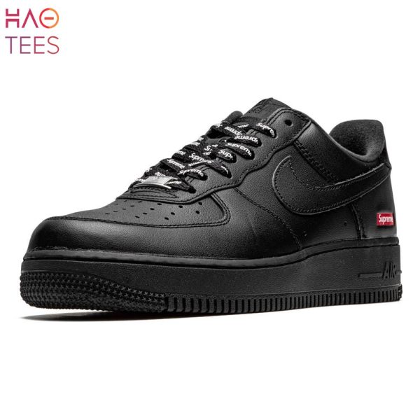 [BEST] Supreme x Nike Air Force 1 Low Box Logo – Black