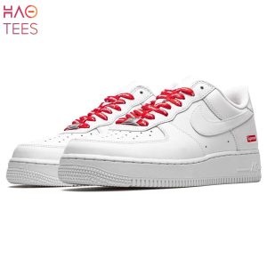 BEST Supreme x Nike Air Force 1 Low Box Logo – White