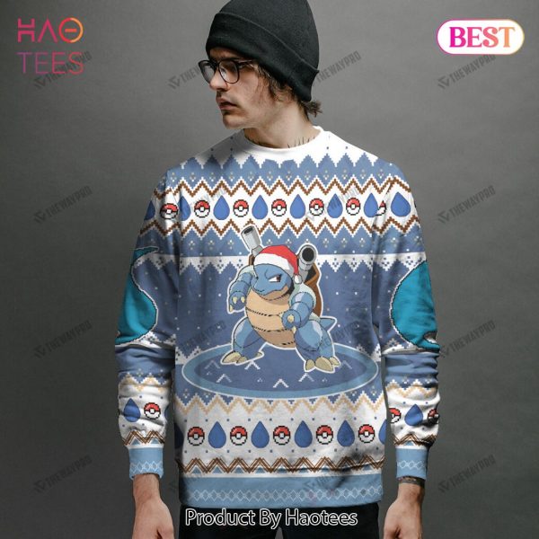 Blastoise Custom Name Christmas Giftsmerch Ugly Sweater