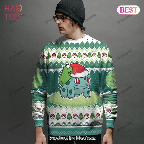 Bulbasaur Custom Name Christmas Giftsmerch Ugly Sweater