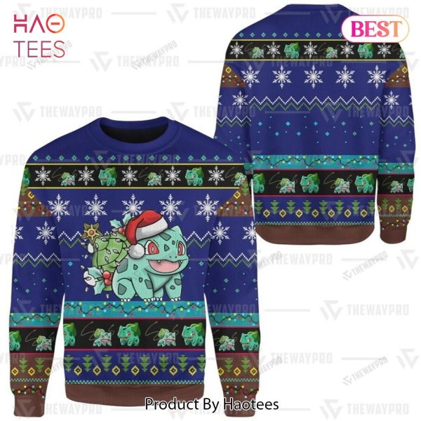 Bulbasaur Giftsmerch Pokemon Custom Sweater